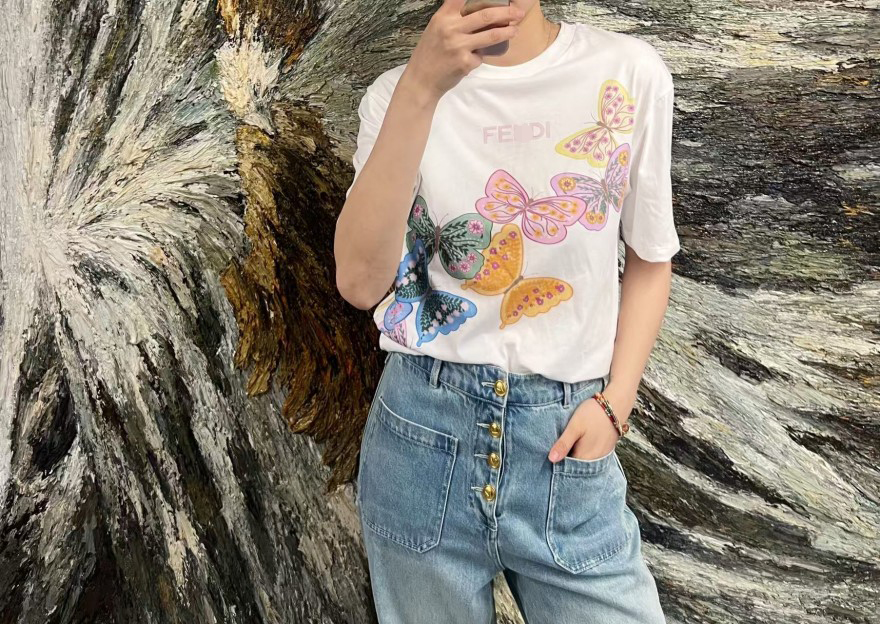 フェンディスーパーコピーレディース 半袖Tシャツ