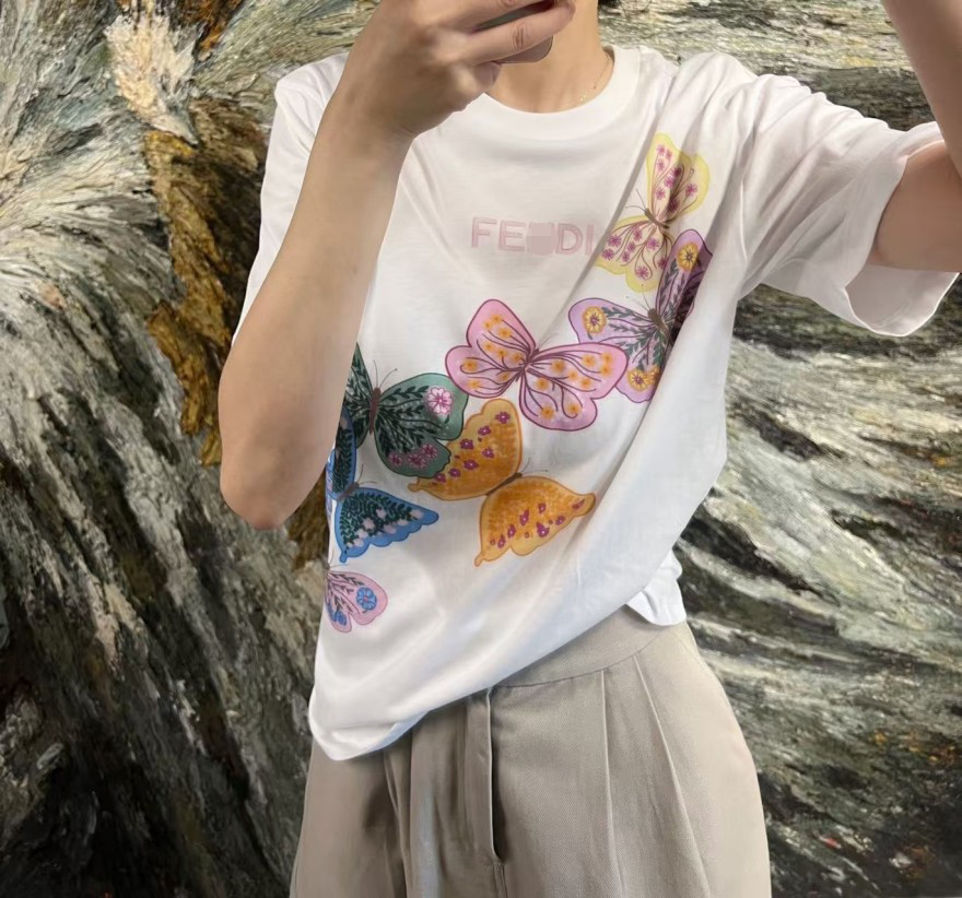 フェンディスーパーコピーレディース 半袖Tシャツ