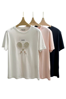 ミュウミュウスーパーコピーレディース 半袖Tシャツ