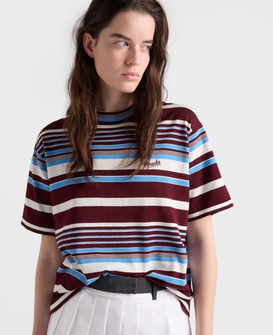 プラダスーパーコピーレディース　ニット 半袖Tシャツ