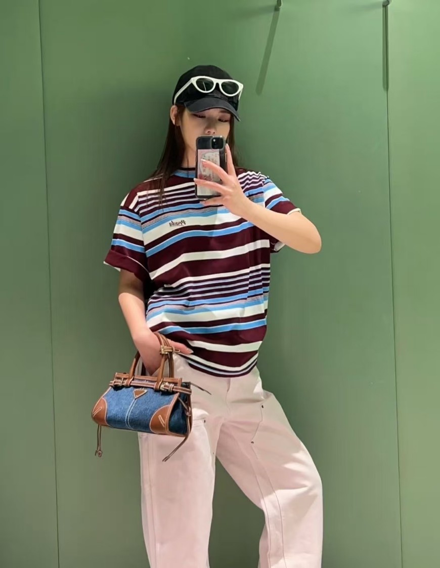 プラダスーパーコピーレディース　ニット 半袖Tシャツ