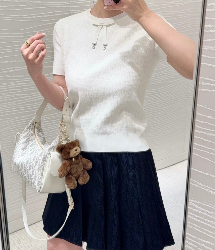 ディオールスーパーコピーレディース　ニット 半袖Tシャツ