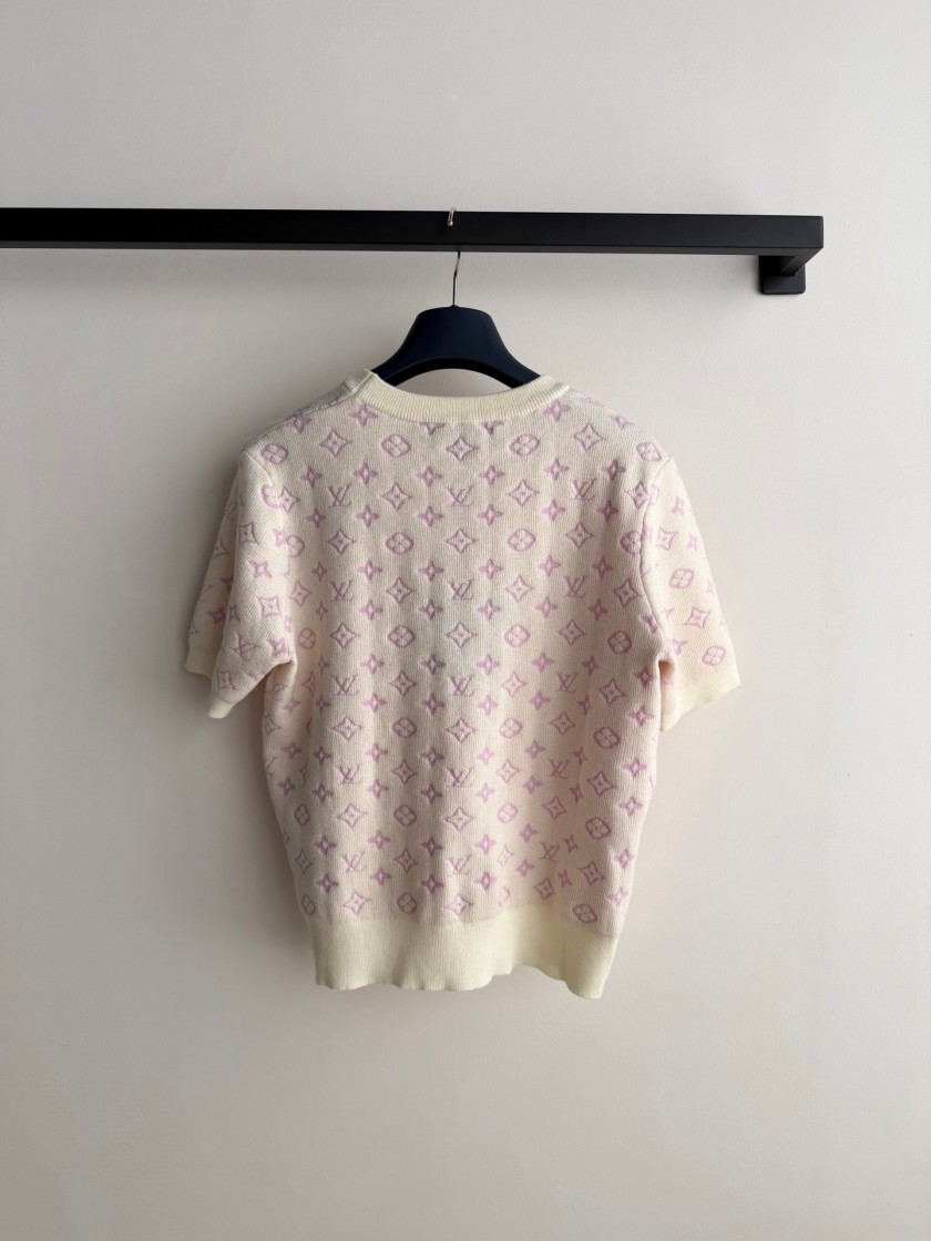ルイヴィトンスーパーコピー レディース　ニット 半袖Tシャツ