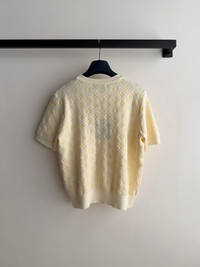 ルイヴィトンスーパーコピー レディース　ニット 半袖Tシャツ