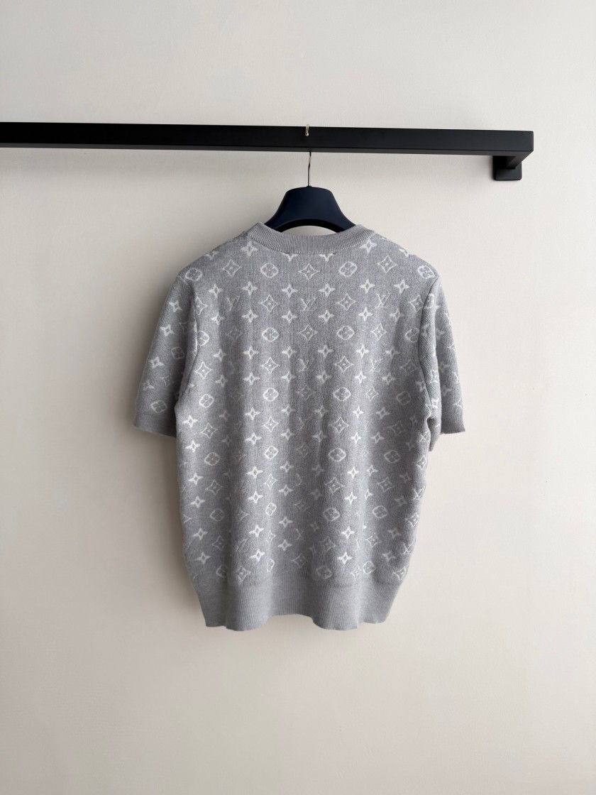 ルイヴィトンスーパーコピー レディース　ニット 半袖Tシャツ