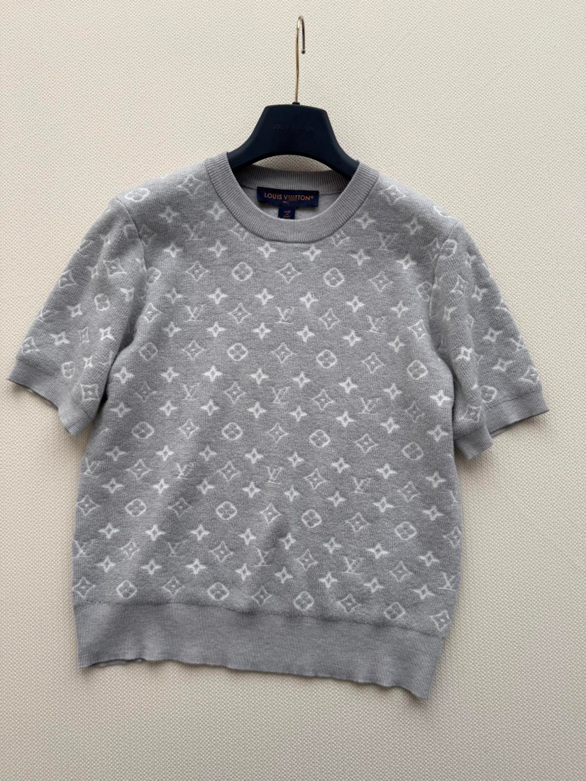 ルイヴィトンスーパーコピー レディース　ニット 半袖Tシャツ