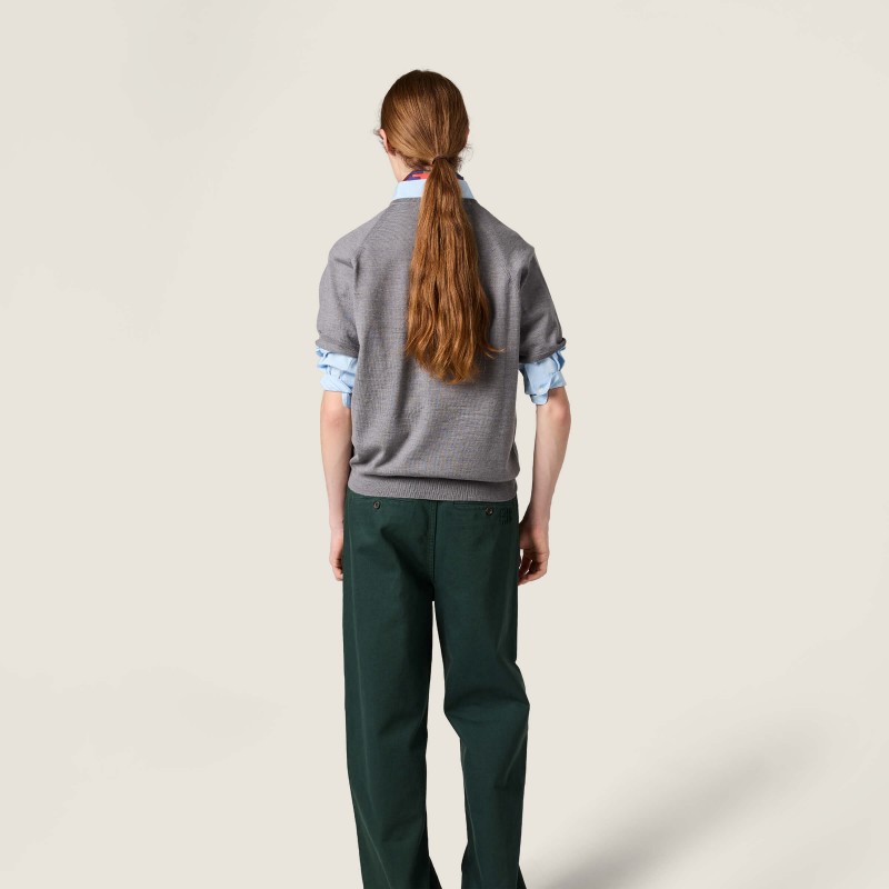 ミュウミュウ レディース　ニット 半袖Tシャツ