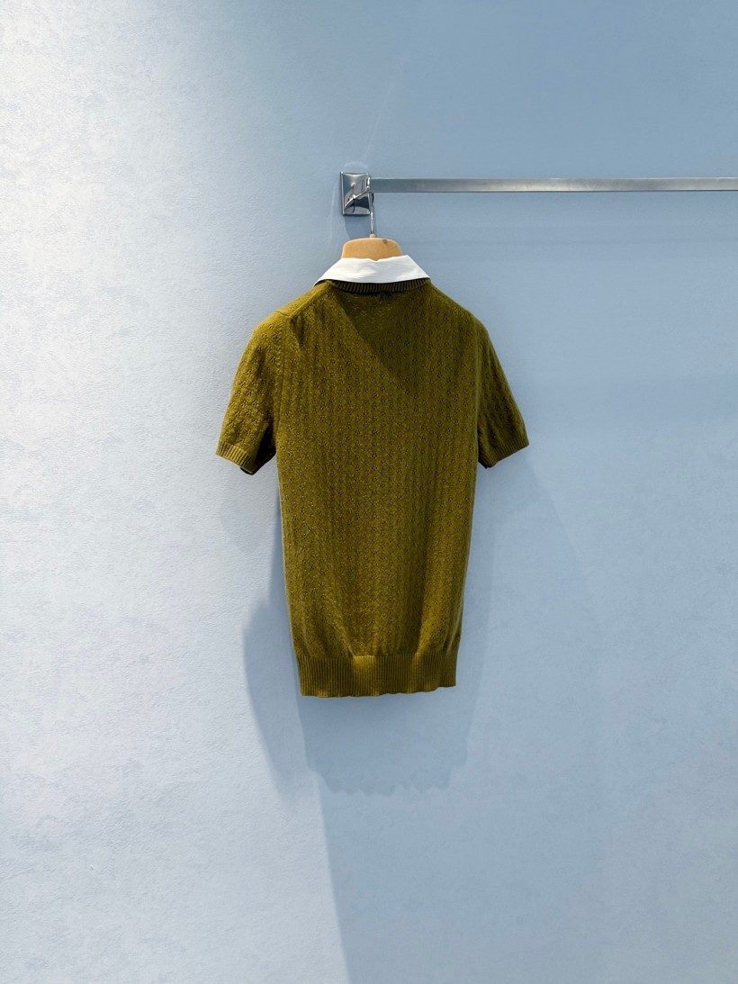 ミュウミュウレディース　ニット 半袖Tシャツ