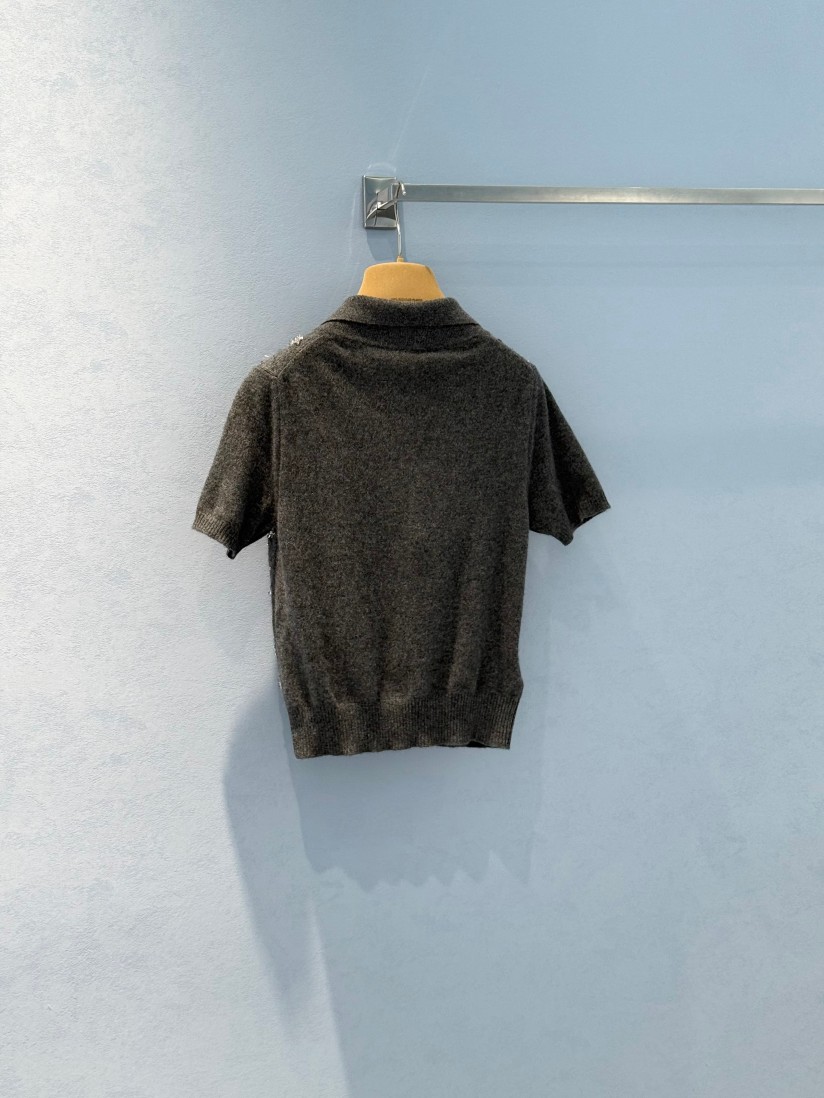 ミュウミュウレディース　ニット 半袖Tシャツ