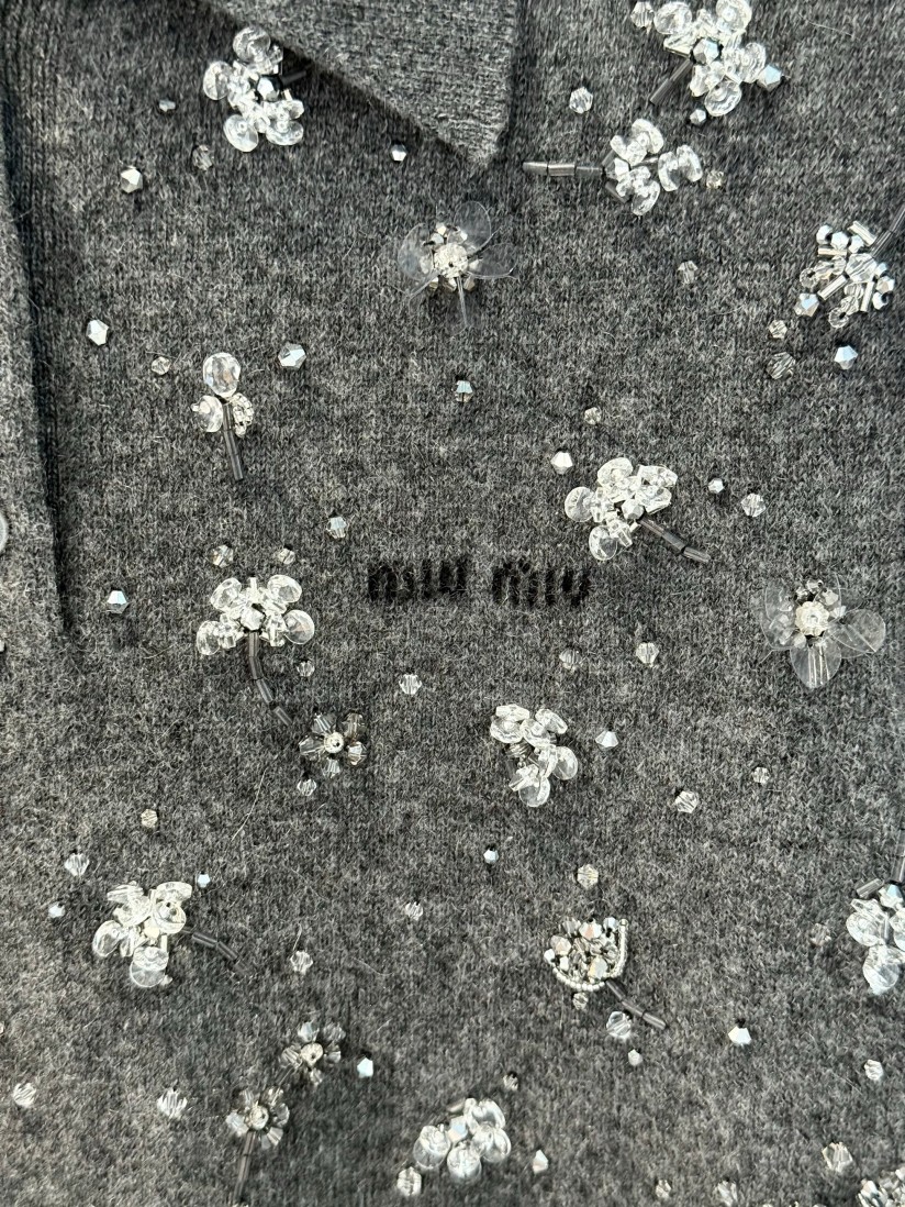 ミュウミュウレディース　ニット 半袖Tシャツ