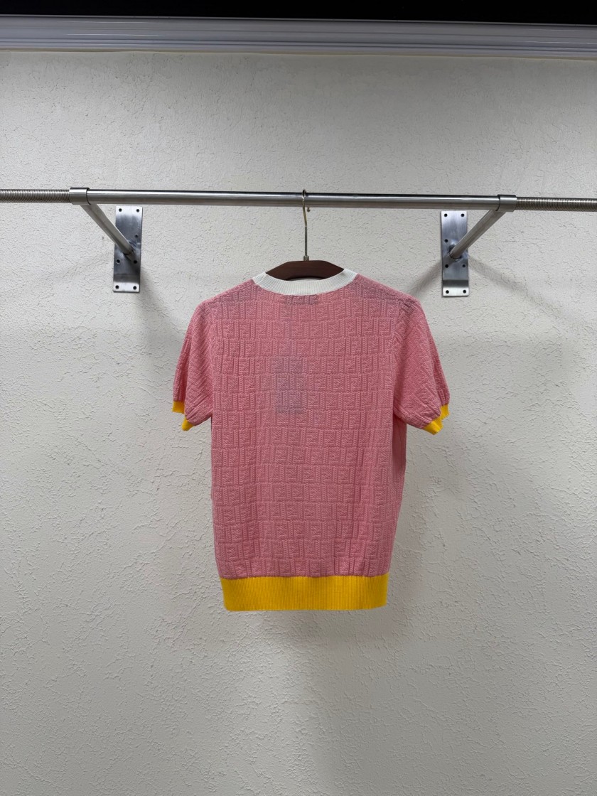 フェンディレディース　ニット 半袖Tシャツ