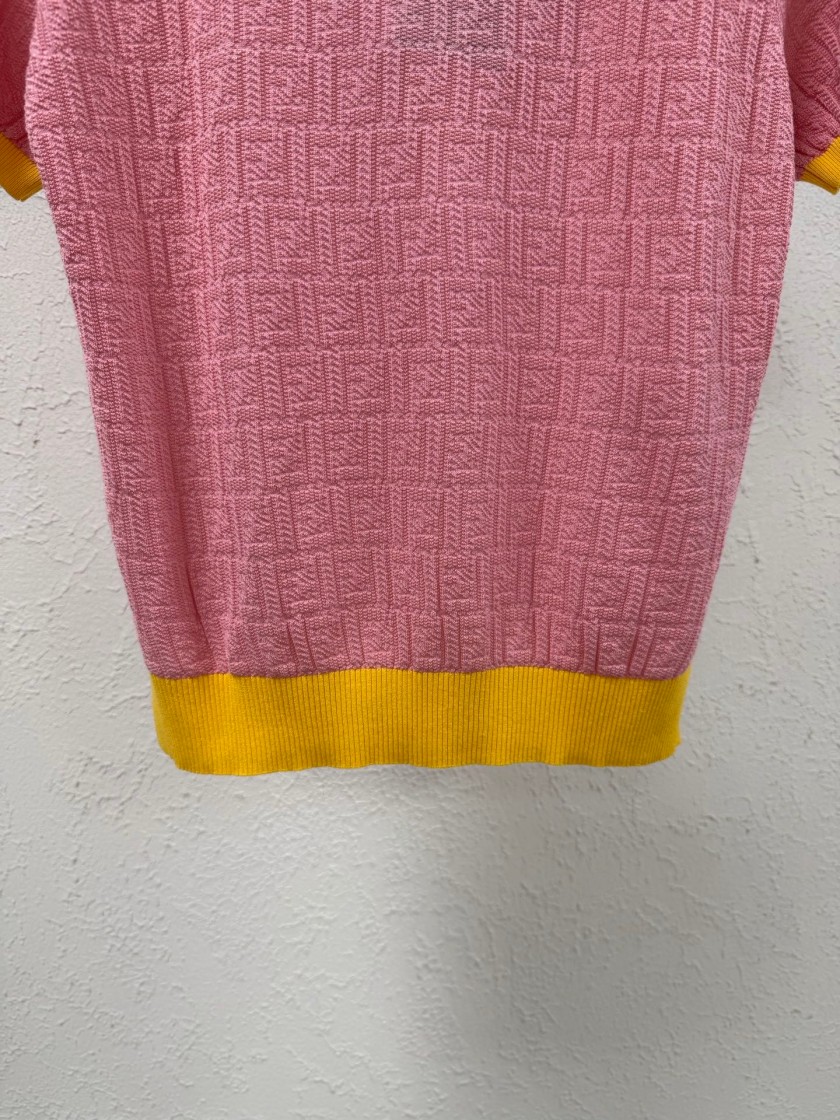 フェンディレディース　ニット 半袖Tシャツ