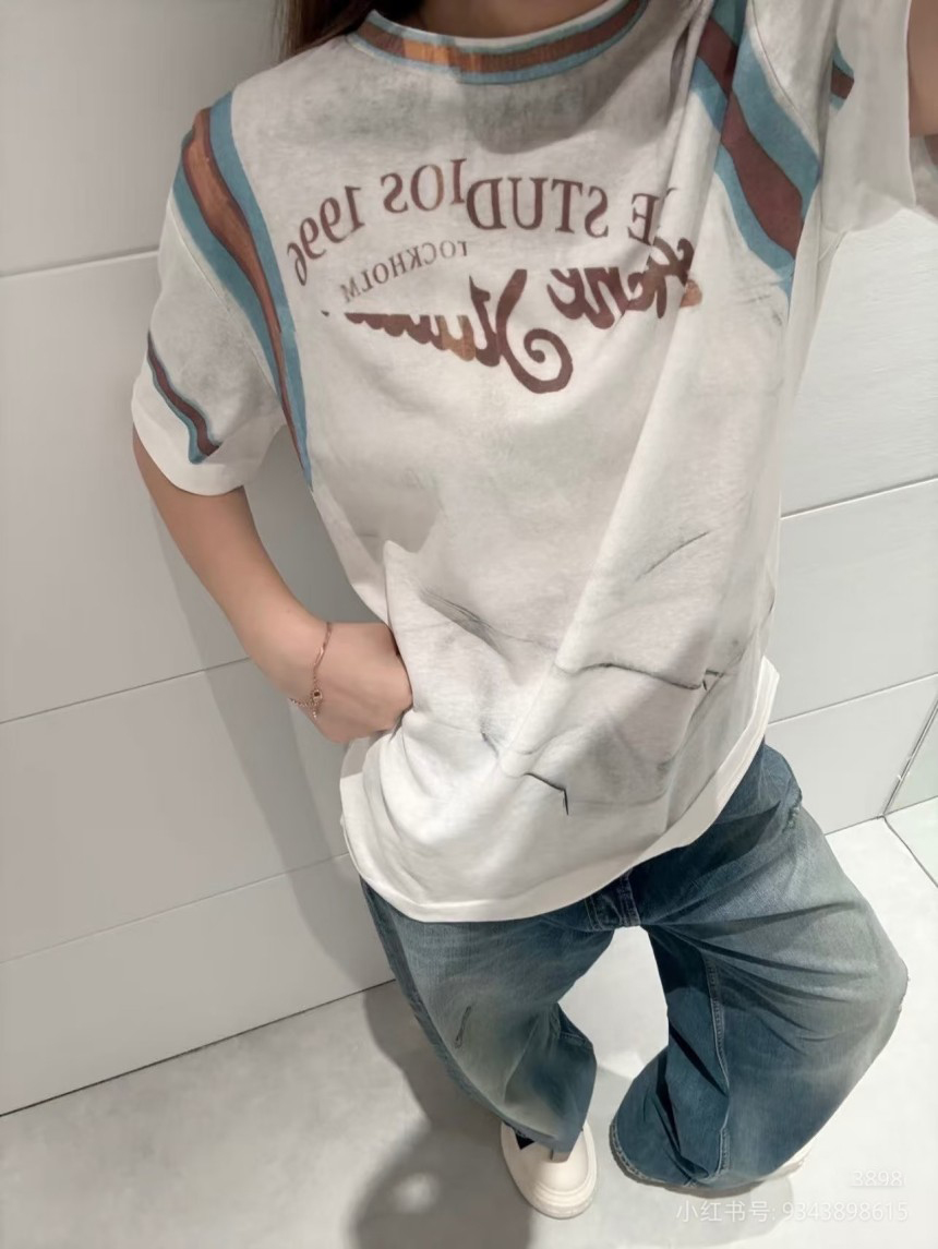 アクネ ストゥディオ ズレディース　半袖Tシャツ