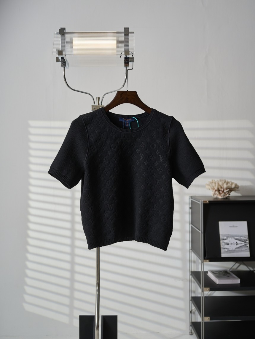 ルイヴィトン 　ニット 半袖Tシャツ