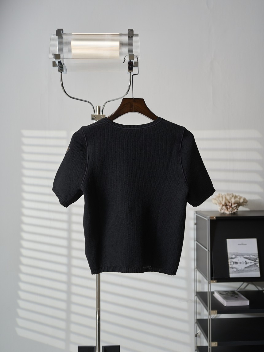 ルイヴィトン 　ニット 半袖Tシャツ