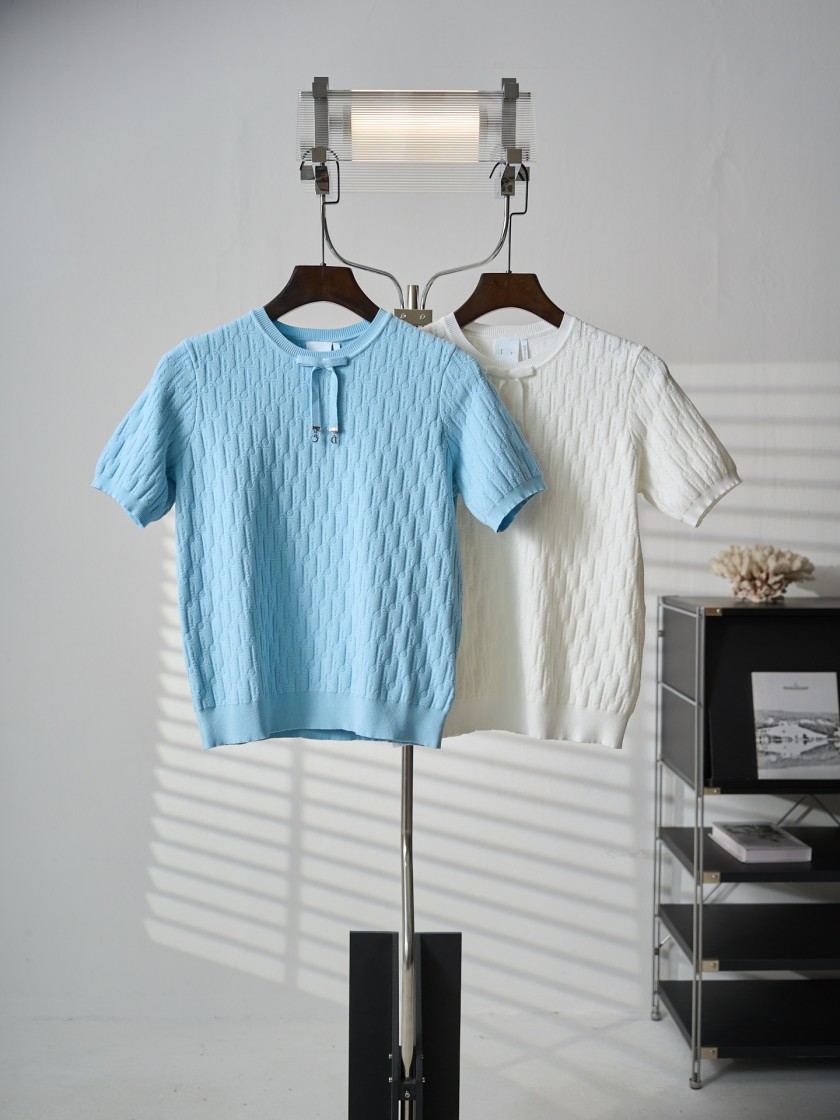 ディオール 　ニット 半袖Tシャツ