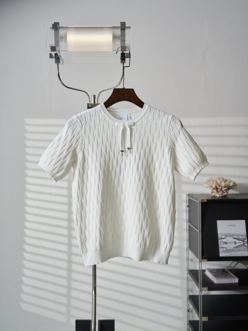 ディオール 　ニット 半袖Tシャツ