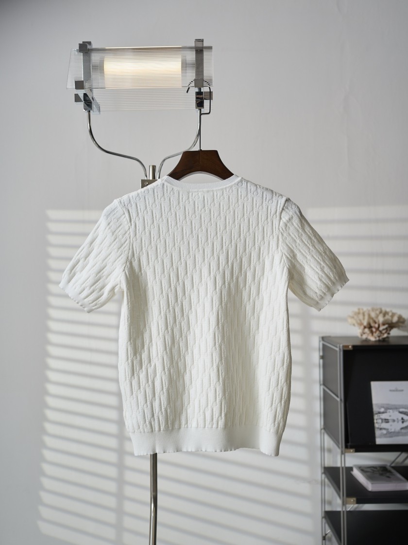 ディオール 　ニット 半袖Tシャツ