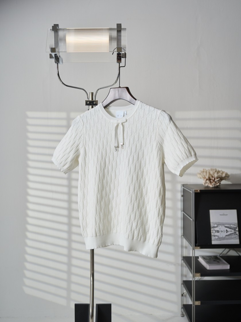 ディオール 　ニット 半袖Tシャツ