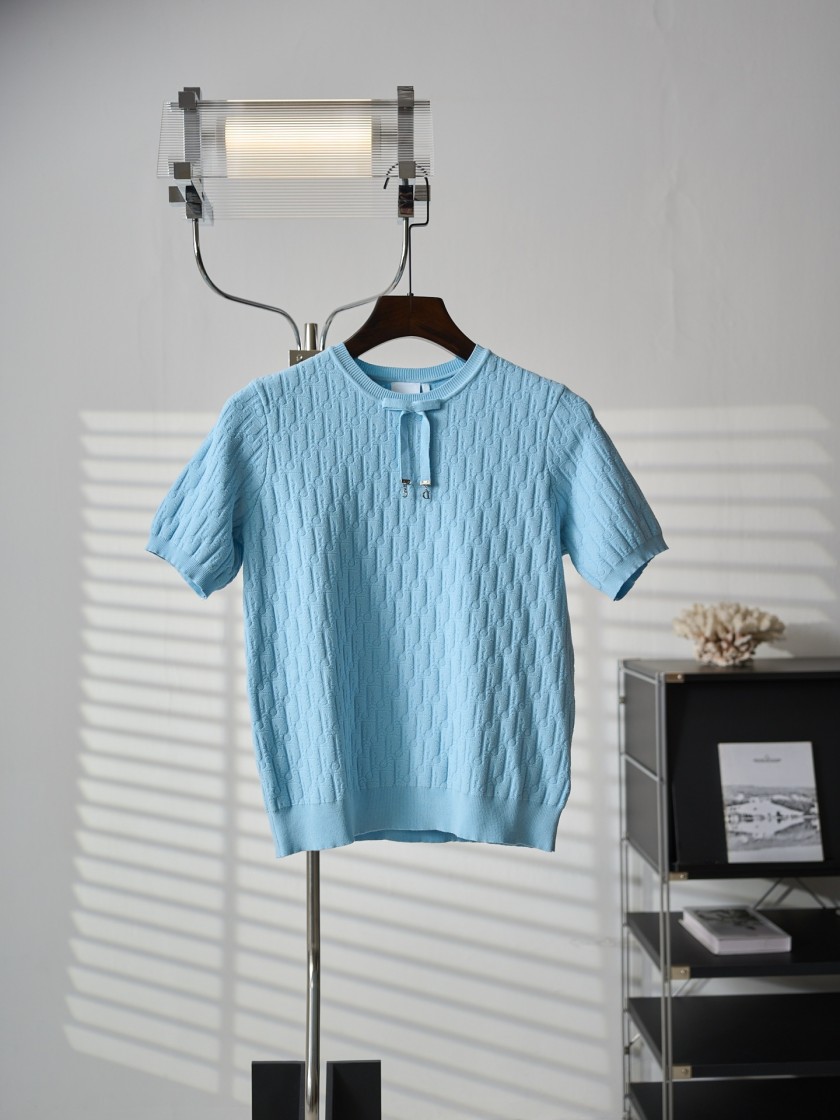 ディオール 　ニット 半袖Tシャツ