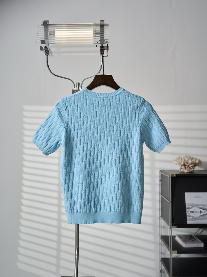 ディオール 　ニット 半袖Tシャツ