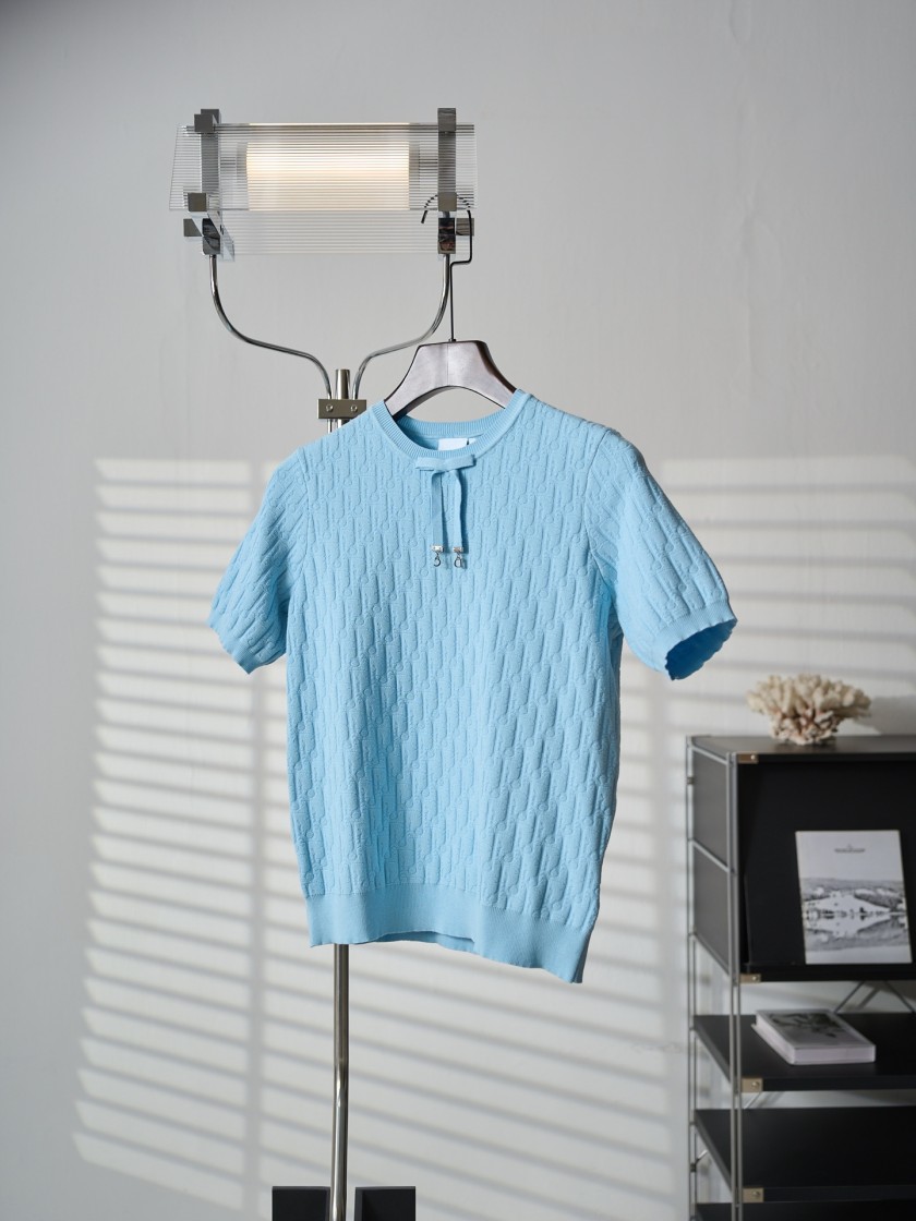 ディオール 　ニット 半袖Tシャツ