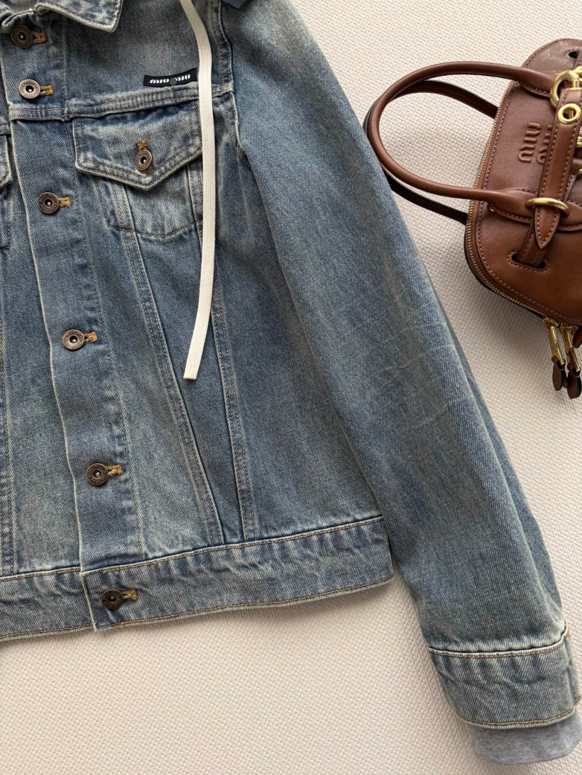 ミュウミュウレディース Gジャン　デニムジャケット