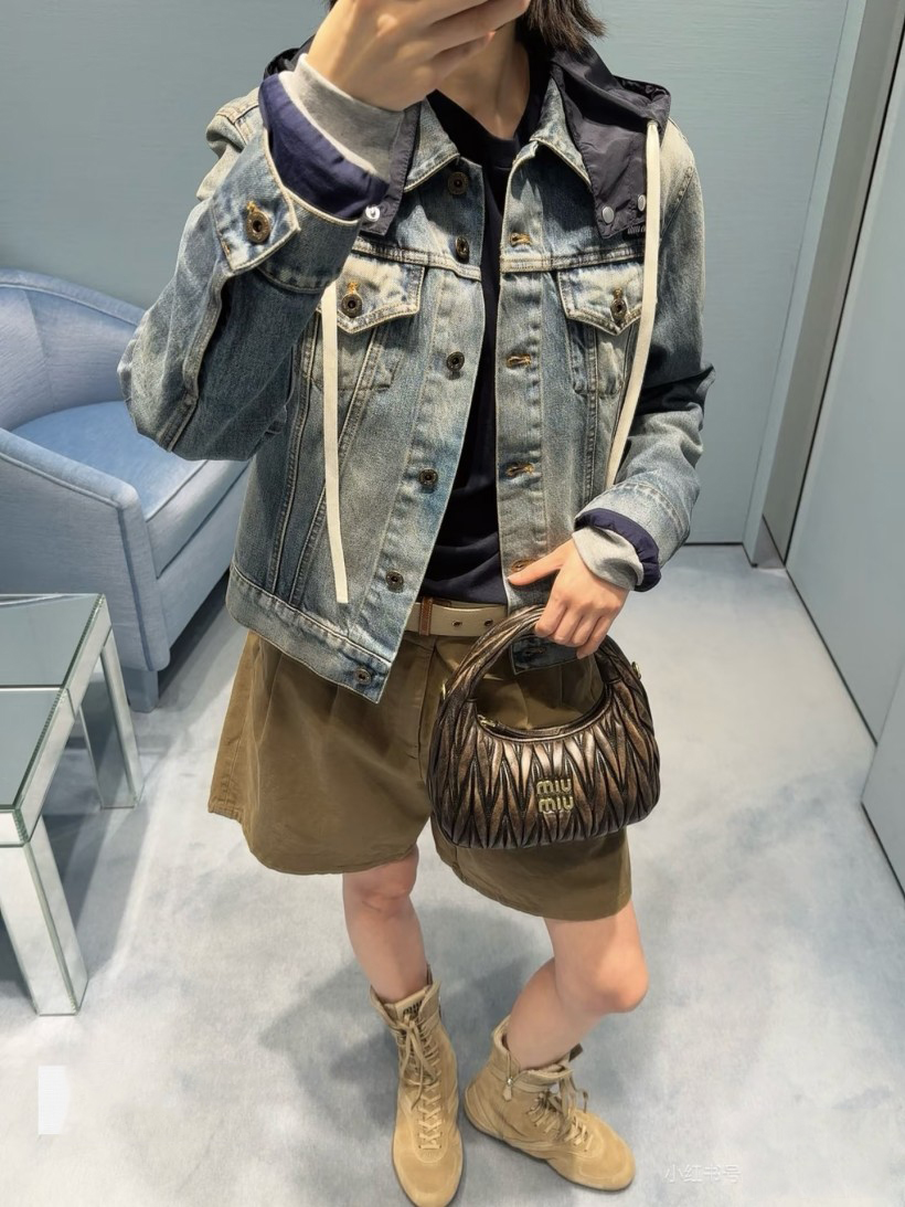 ミュウミュウレディース Gジャン　デニムジャケット