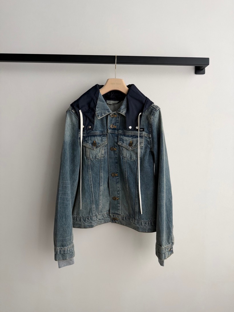 ミュウミュウレディース Gジャン　デニムジャケット