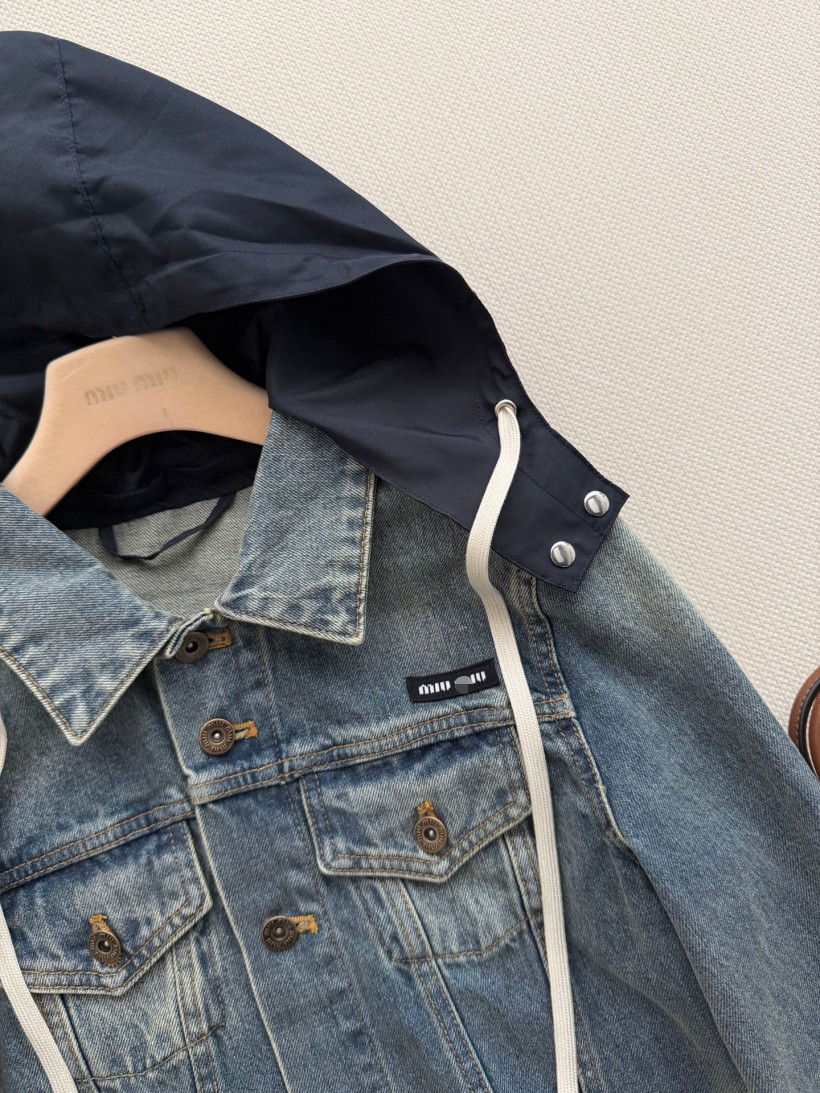ミュウミュウレディース Gジャン　デニムジャケット