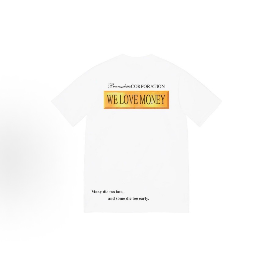 シュプリーム×BERNADETTE CORPORATIONメンズ レディース 半袖Tシャツ