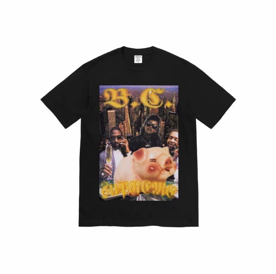 シュプリーム×BERNADETTE CORPORATIONメンズ レディース 半袖Tシャツ