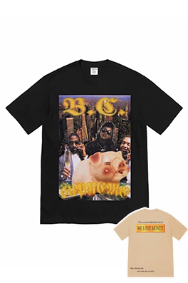 シュプリーム×BERNADETTE CORPORATIONメンズ レディース 半袖Tシャツ