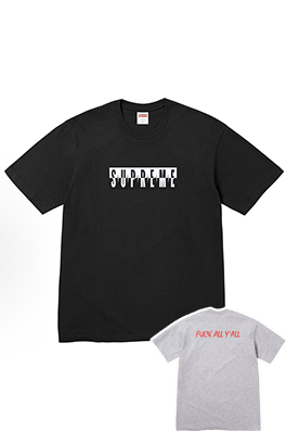 シュプリームメンズ レディース 半袖Tシャツ