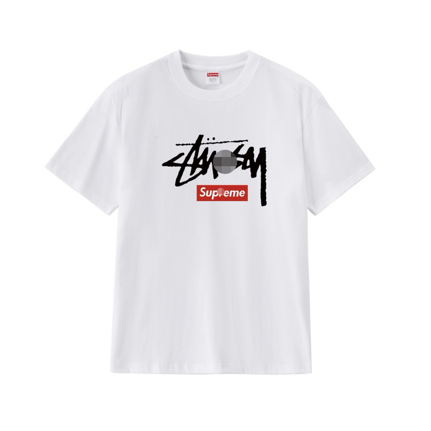 シュプリーム × ステューシーメンズ レディース 半袖Tシャツ