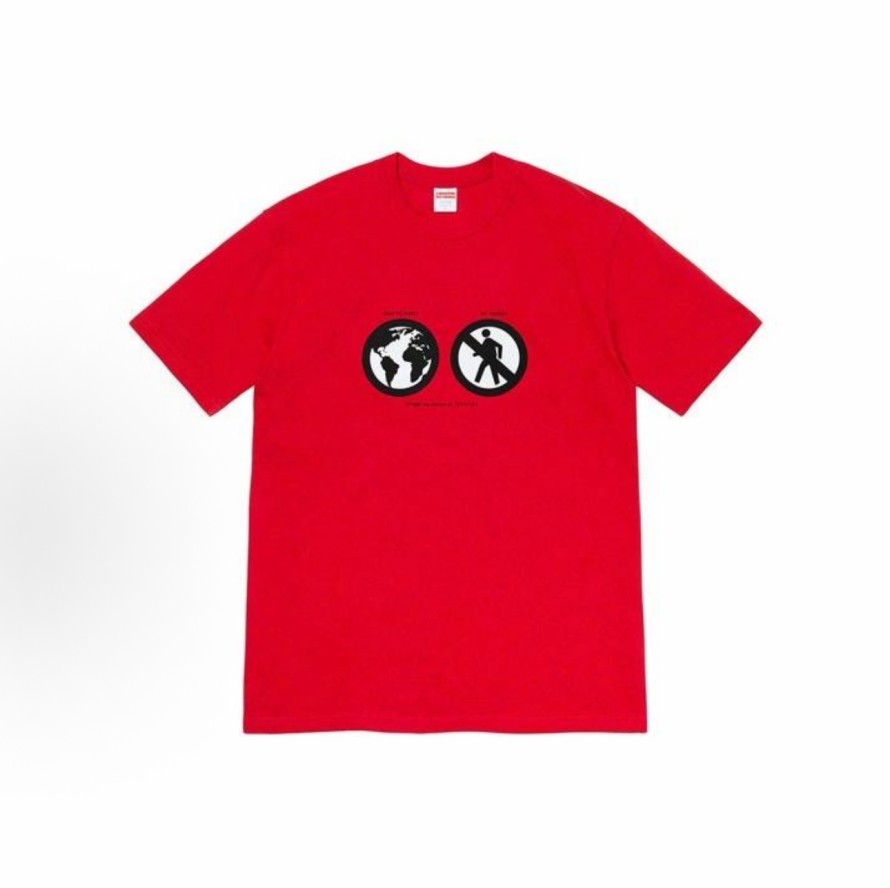 シュプリームメンズ レディース 半袖Tシャツ