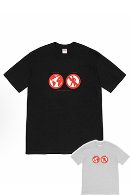 シュプリームメンズ レディース 半袖Tシャツ