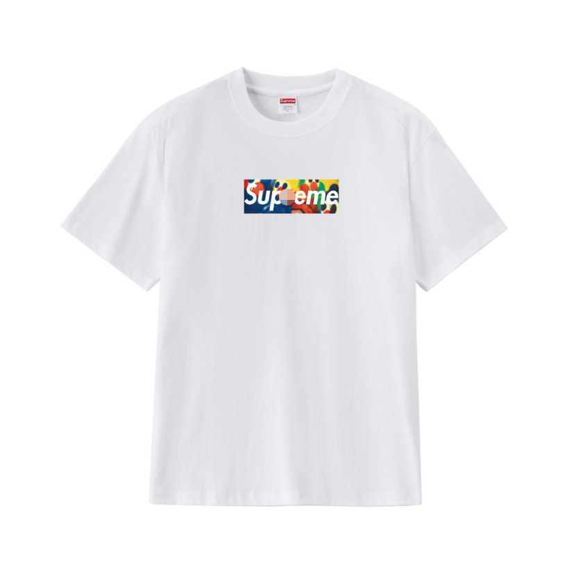 シュプリーム×OLAOLU SLAWNメンズ レディース 半袖Tシャツ