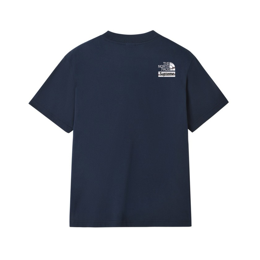 シュプリーム×ノースフェイスメンズ レディース 半袖Tシャツ