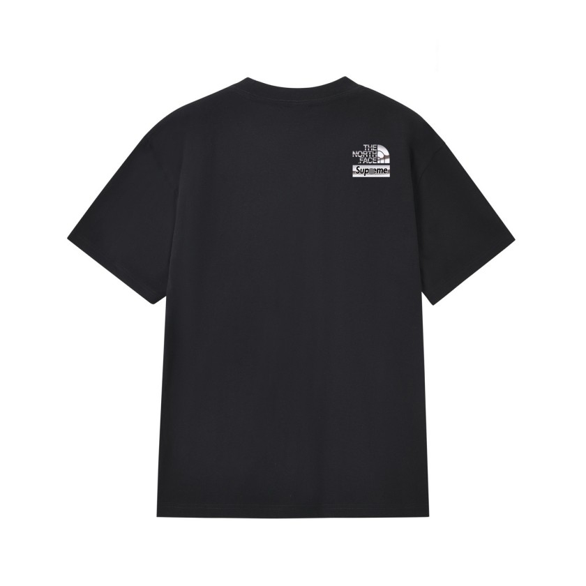 シュプリーム×ノースフェイスメンズ レディース 半袖Tシャツ