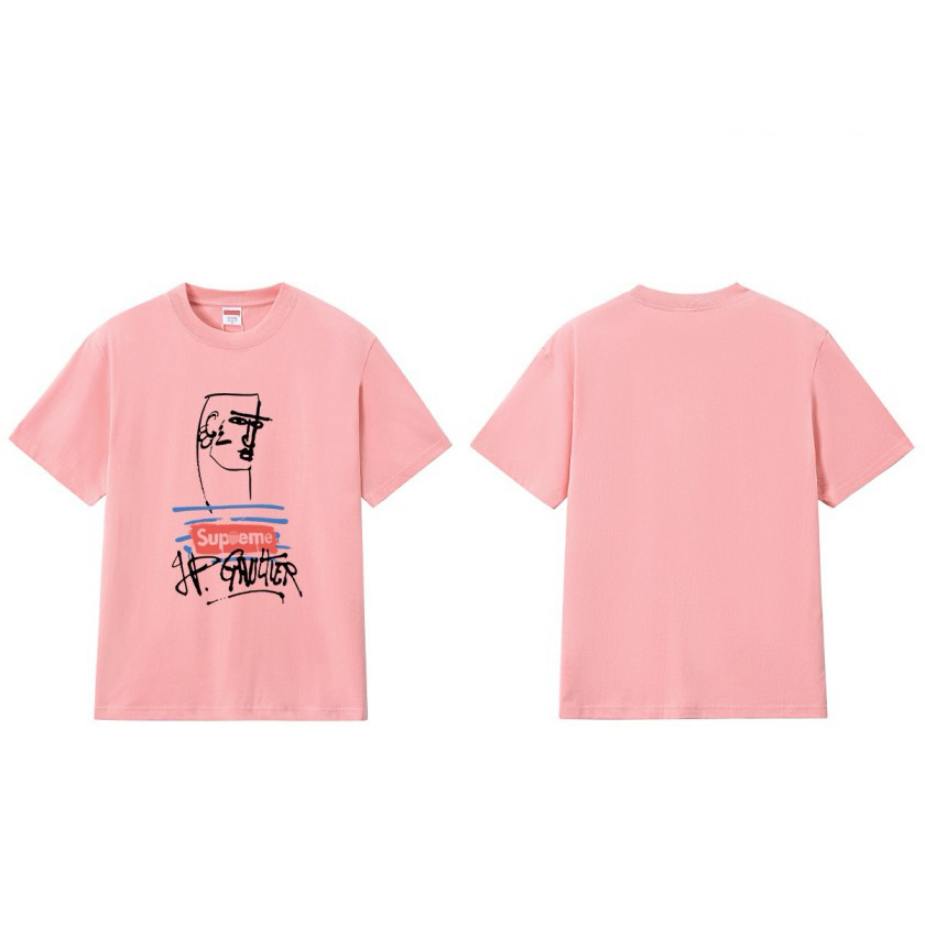 シュプリーム×Jean Paul Gaultierメンズ レディース 半袖Tシャツ