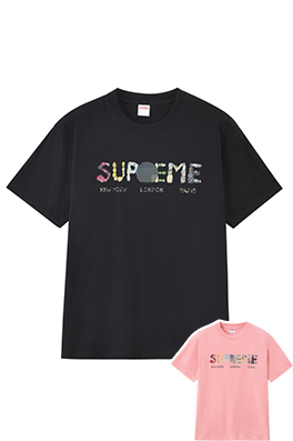 シュプリームメンズ レディース 半袖Tシャツ