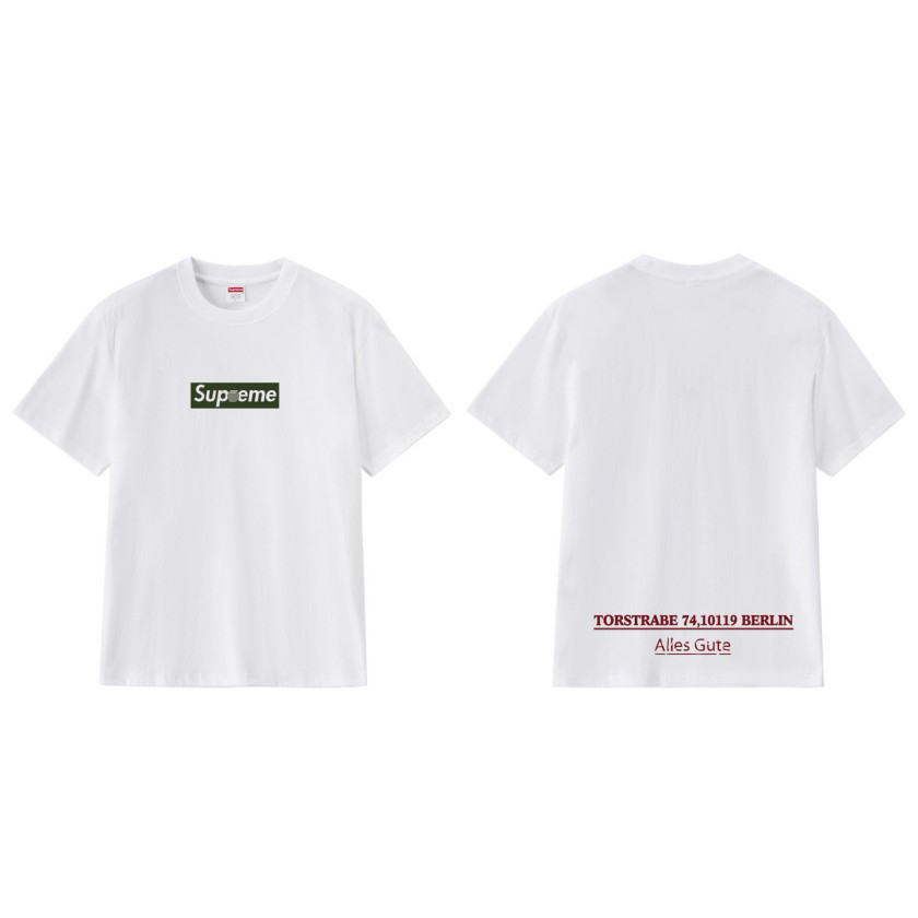 シュプリームメンズ レディース 半袖Tシャツ