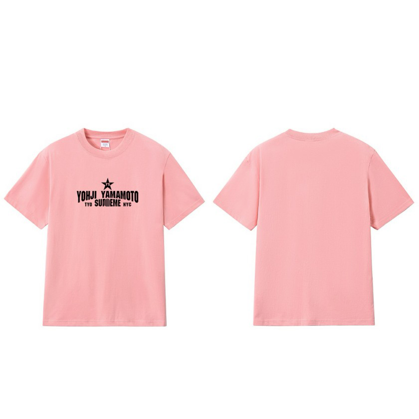 シュプリーム×ヨウジヤマモトメンズ レディース 半袖Tシャツ