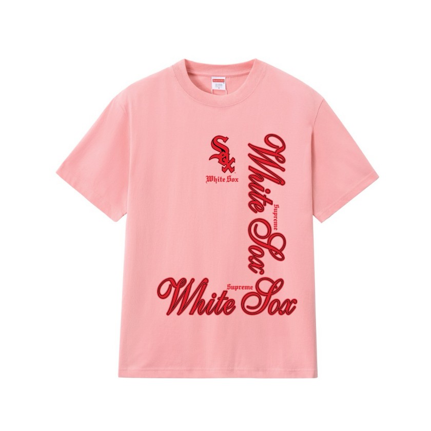 シュプリームメンズ レディース 半袖Tシャツ