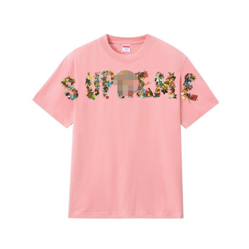 シュプリームメンズ レディース 半袖Tシャツ