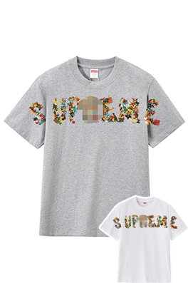 シュプリームメンズ レディース 半袖Tシャツ