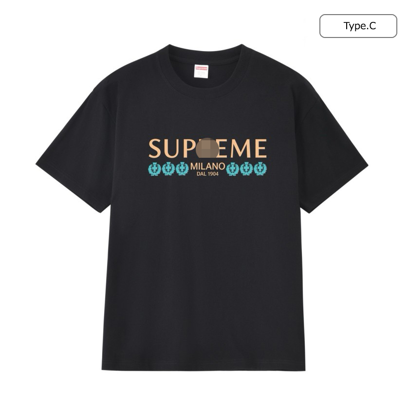 シュプリームメンズ レディース 半袖Tシャツ