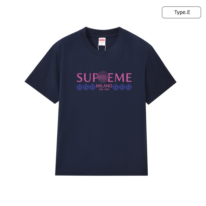 シュプリームメンズ レディース 半袖Tシャツ