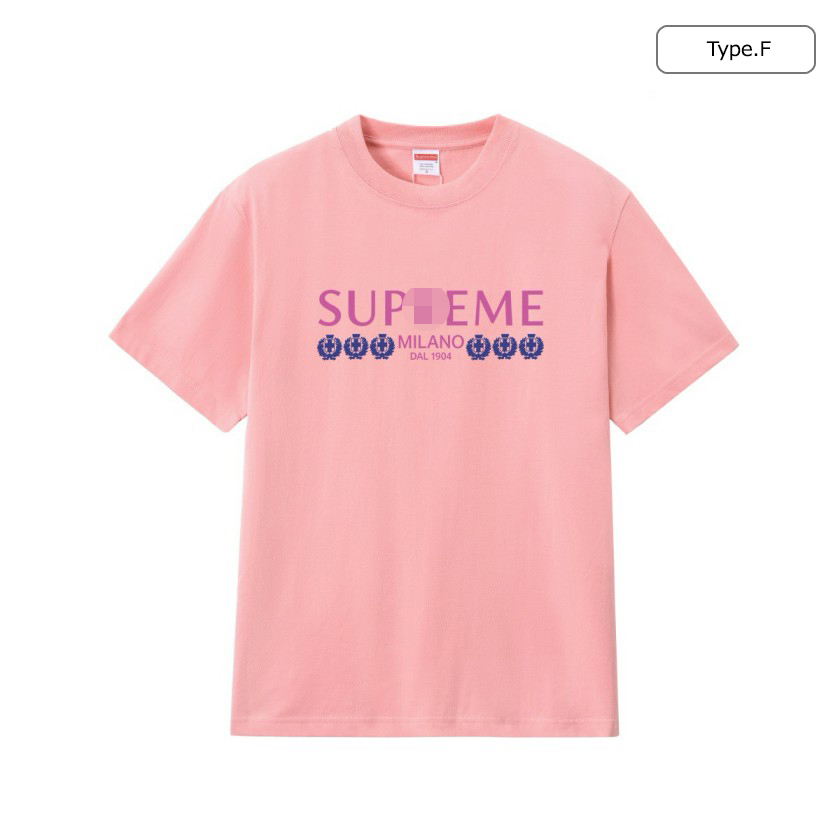 シュプリームメンズ レディース 半袖Tシャツ